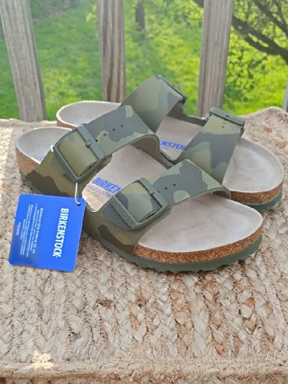 NWOB Birkenstock Arizona Camaflauge Sz 38 (W) 7 (M) 5